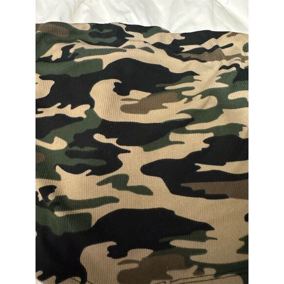 Rue21 Women's Camouflage crop tube top ribbed size L - Picture 2 of 4